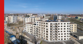 Moderner Wohnkomplex in Karlsruhe, Standort der Jugendhilfeeinrichtung ITL – Institut für transkulturelle Lösungen