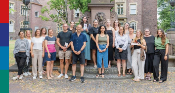 Mitarbeitende des Vereins für Jugendhilfe Karlsruhe und Kinderschutzteam des Städtischen Klinikums nach gemeinsamer Schulung zu häuslicher Gewalt